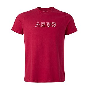Camiseta Aeropostale Masculina Silk Cor Vermelha