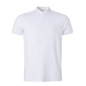 Polo Aeropostale Masculina Pique Bata Cor Branca