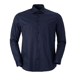 Camisa Aramis Masculina Slim Stretch Basica Cor Marinho