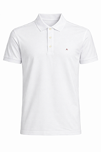 Polo Aramis Masculina Basica Piquet Cor Branco
