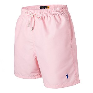 Short Ralph Lauren Masculino Swimwear Cor Rosa