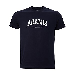 Camiseta Aramis Masculina College Cor Marinho