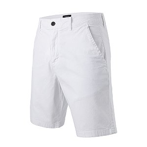 Bermuda Aramis Masculina Sarja Chino Stretch Cor Branca
