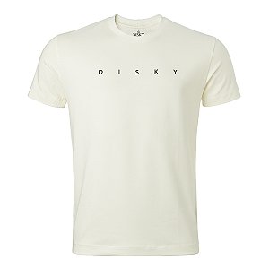 Camiseta Disky Masculina God And Life Cor Off White