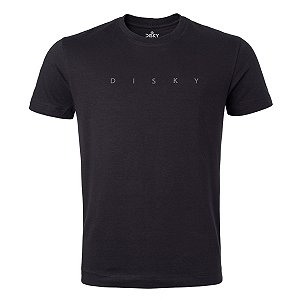 Camiseta Disky Masculina God And Life Cor Preto