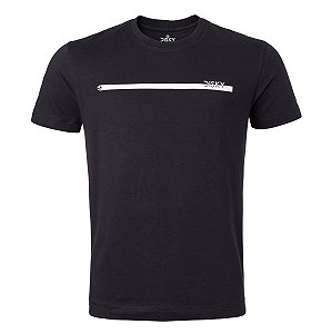 Camiseta Disky Masculina good life Cor Preta