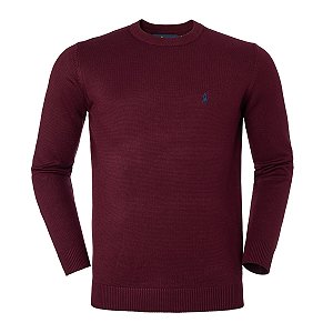 Sueter Ralph Lauren Masculino Fleece Sweatshirt Cor Vinho