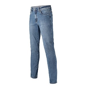 Calça Jeans Peoples Maculina Skinny 472 Azul Medio