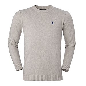 Sueter Ralph Lauren Masculino Fleece Sweatshirt Cor Areia