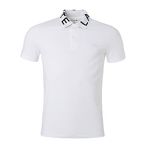 Polo Lacoste Masculina Brended Escrita Na Gola Branca