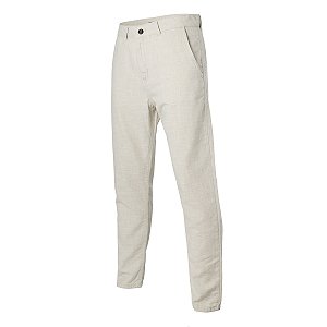 Calça Aeropostale Linho Fit Cor Caqui