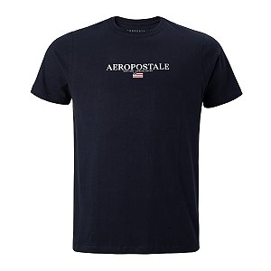 Camiseta Aeropostale Masculina Usa Cor Marinho