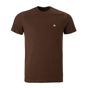 Camiseta Aeropostale Masculina Basica Cor Marrom