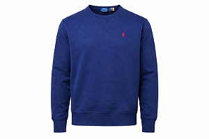 Moletom Ralph Lauren Basico Gola Careca Cor Marinho