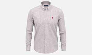 Camisa Ralph Lauren Masculina Milão Cor Vermelho