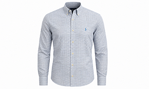 Camisa Ralph Lauren Masculina Milão Cor Azul