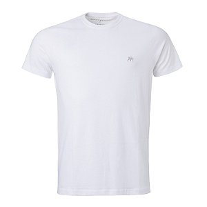 Camiseta Aeropostale Masculina Básica Monocromatica Cor Branca