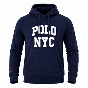 Moletom Ralph Lauren Maculino NYC Cor Marinho