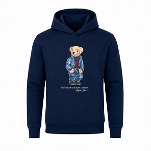 Moletom Ralph Lauren Masculino Bear Jaqueta Cor Marinho