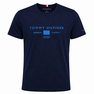 Camiseta Tommy Hilfiger Masculina American Classic Cor Marinho