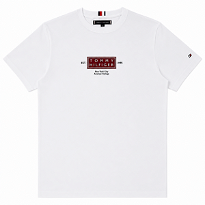 Camiseta Tommy Hilfiger Masculina NYC Cor Branca