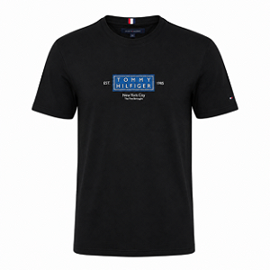 Camiseta Tommy Hilfiger Masculina NYC Cor Preta