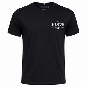 Camiseta Tommy Hilfiger Masculina NY Cor Preta