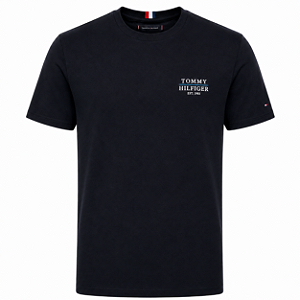 Camiseta Tommy Hilfiger Masculina Classic Cor Preta
