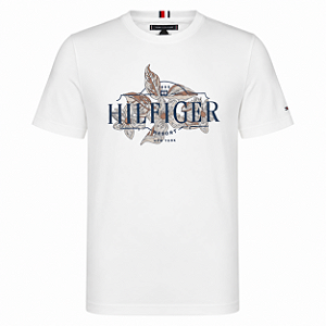 Camiseta Tommy Hilfiger Masculina Resort Cor Branca