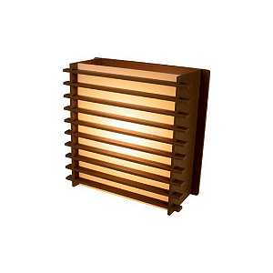 Luminária Arandela Madeira Rústica Ambientes Interna P/ Parede