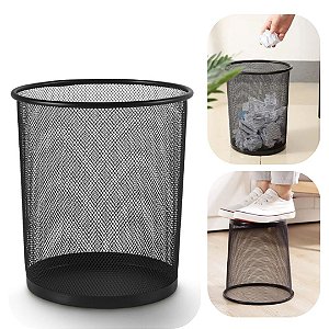 Lixeira 9 Litros Aramada Ideal Para Escritorio e Area de Serviço Premium Moderna e Elegante