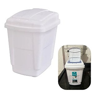 Lixeira de Bancada 4,5L de Click Ideal para Pia Cozinha e Mesas escritorios Ultra Resistente