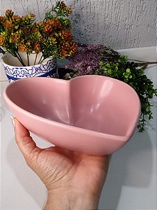 Fonte coração de cerâmica