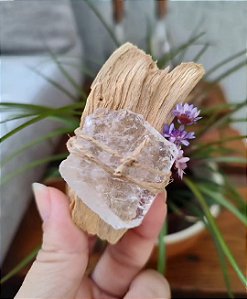 Kit Palo Santo com cristal (diverso)