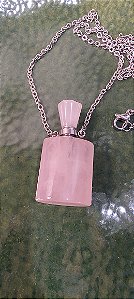 Colar Difusor em Quartzo rosa
