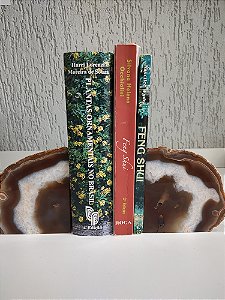 Porta Livros em Ágata