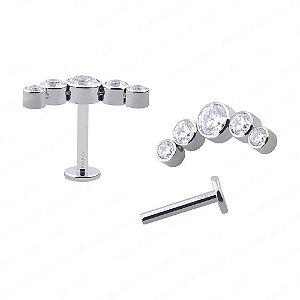 LBT TIT CLUSTER 5 PEDRAS ZIRC MINI R/I