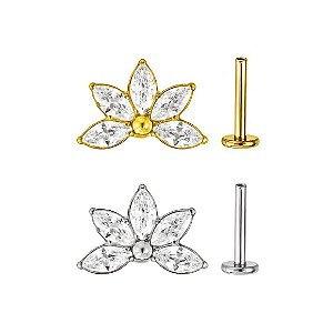 LBT MEIA FLOR 5 PET ZIRC TIT