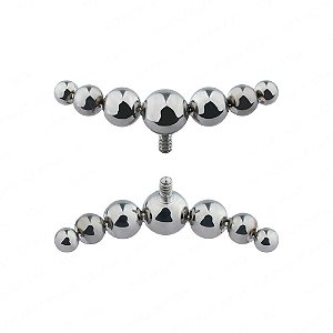 LBT TIT CLUSTER 7 BEADED R/I