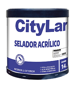 Selador Acrílico Branco Barrica 16L CITYLAR - EXTRACRILL