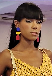 Maxi Brincos coloridos Curva Livre - Primárias