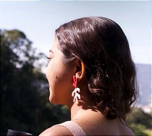 Brinco Matisse bicolor brilho