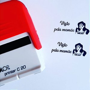 CARIMBO COLOP PRINTER 20 VISTO PELA MAMÃE