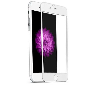 Pelicula de vidro Temperado para iPhone 6 6s Plus Branco