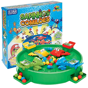 Jogo Sapo Papa Bolinha Sapinhos Comilões de 2 a 4 Jogadores