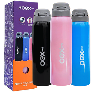 Squeeze garrafinha térmica quente e frio 500ml com alça Move