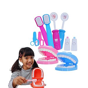 Brinquedo Kit Dentista Infantil com 12 Acessórios: Art Brink