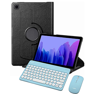 Capa Giratória p/ Tablet A7 Lite T220 T225 + Teclado e Mouse