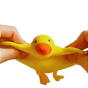 Pato Patinho Estica e Puxa Fidget Toys Anti Stress Ansiedade