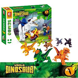 Dinossauro Bloco De Montar Lego Jurassic Brinquedo de Montar